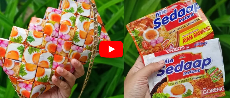 IDE KREATIF TAS TERBARU DARI BUNGKUS MIE SEDAAP